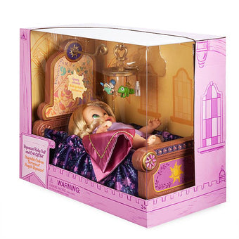 Disney Animators' Collection Rapunzel Baby Doll and Crib Gift Set New with Box