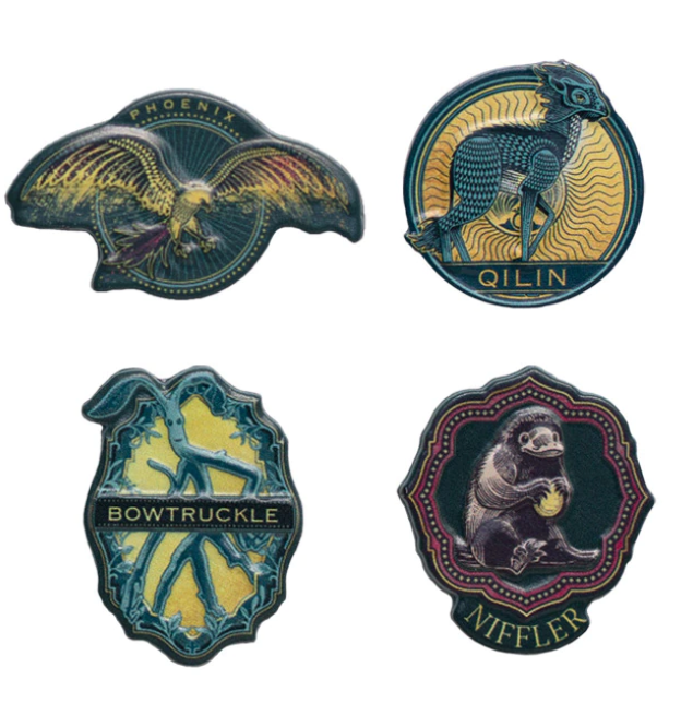 Universal Studios Fantastic Beasts Pin Set New With Card