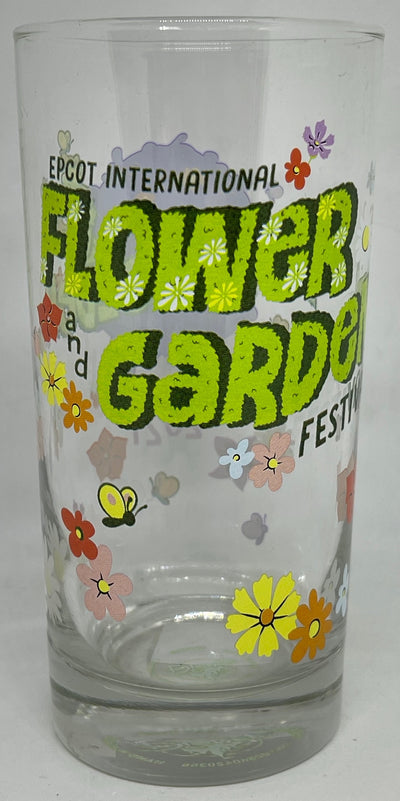 Disney Parks Figment Epcot 2021 Flower Garden Festival Glass Passholder New