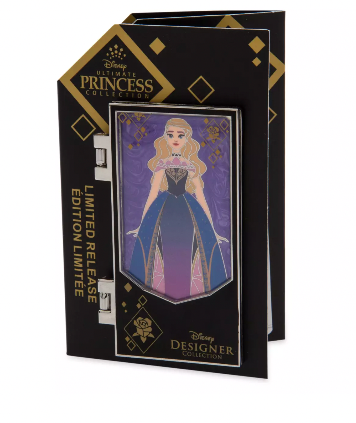 Disney Designer Ultimate Princess Collection Aurora Hinged Pin Limited New Card