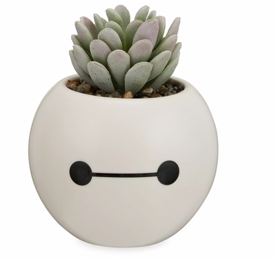 Disney Big Hero 6 Baymax Faux Succulent Planter New