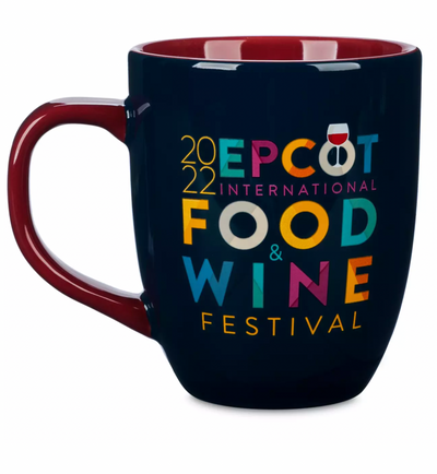 Disney EPCOT Food & Wine Festival 2022 Wine Your Way Around the World Mug New