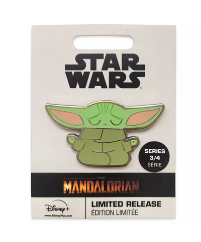 Disney Star Wars Yoda The Mandalorian The Child in Zen Pose Pin Limited New Card