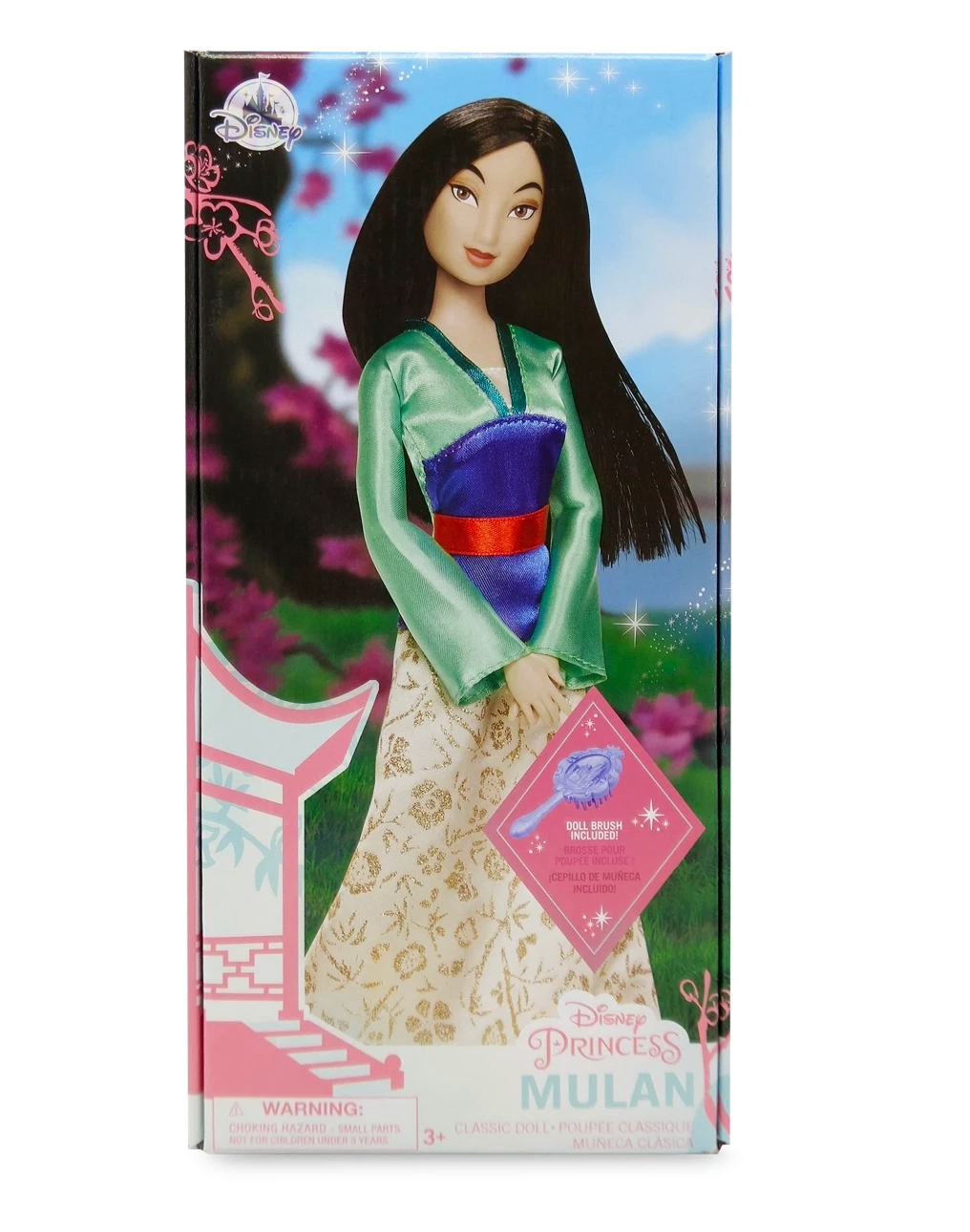 Disney Princess Mulan Classic Doll with Brush New with Box