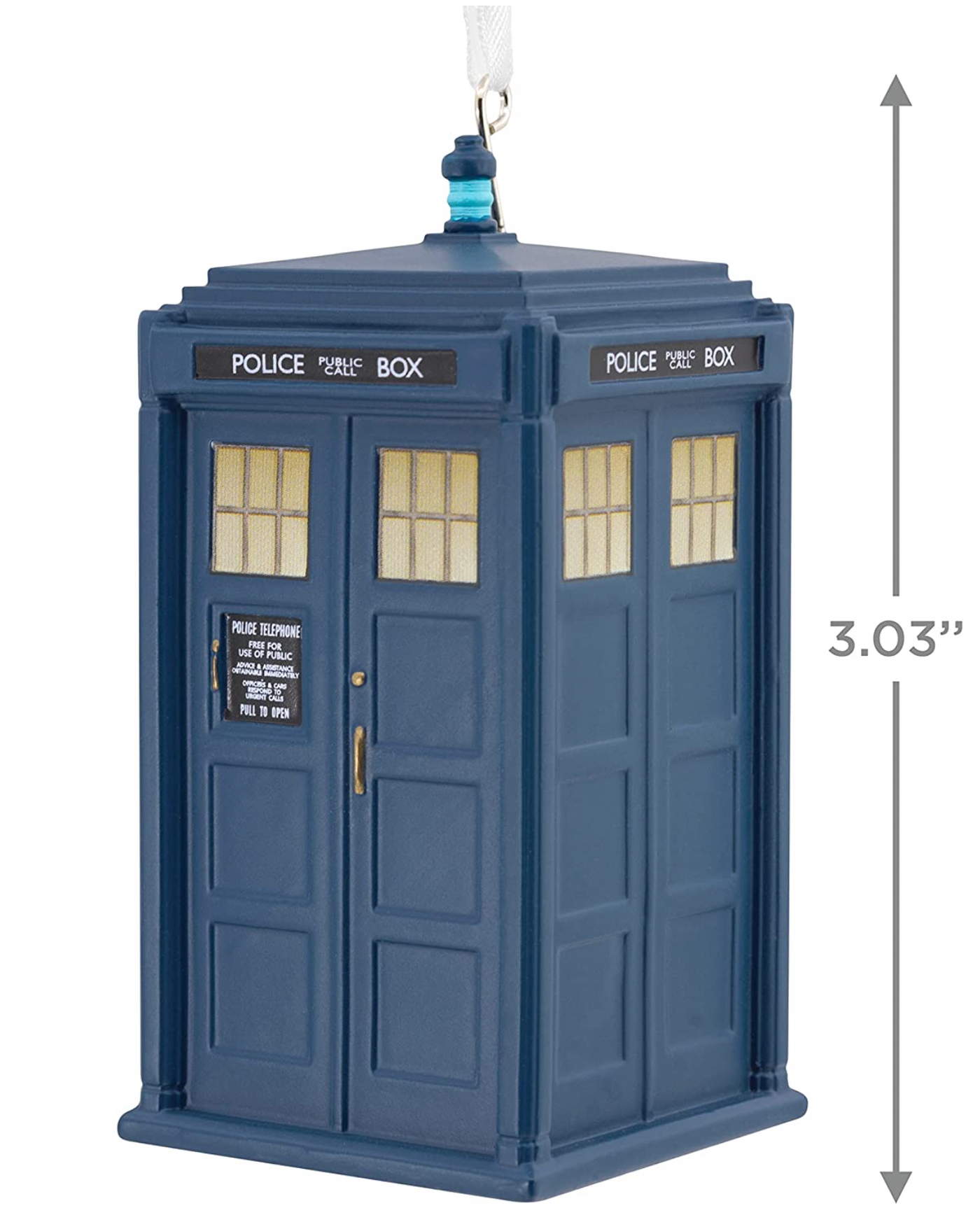 Hallmark Doctor Who Tardis Christmas Ornament New with Box