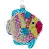 Robert Stanley Striped Fish Glass Christmas Ornament New with Tag