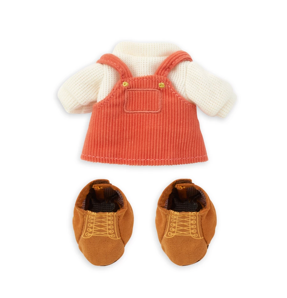 Disney NuiMOs Outfit Orange Overalls with Sweater and Boots New with Card