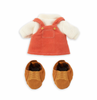Disney NuiMOs Outfit Orange Overalls with Sweater and Boots New with Card