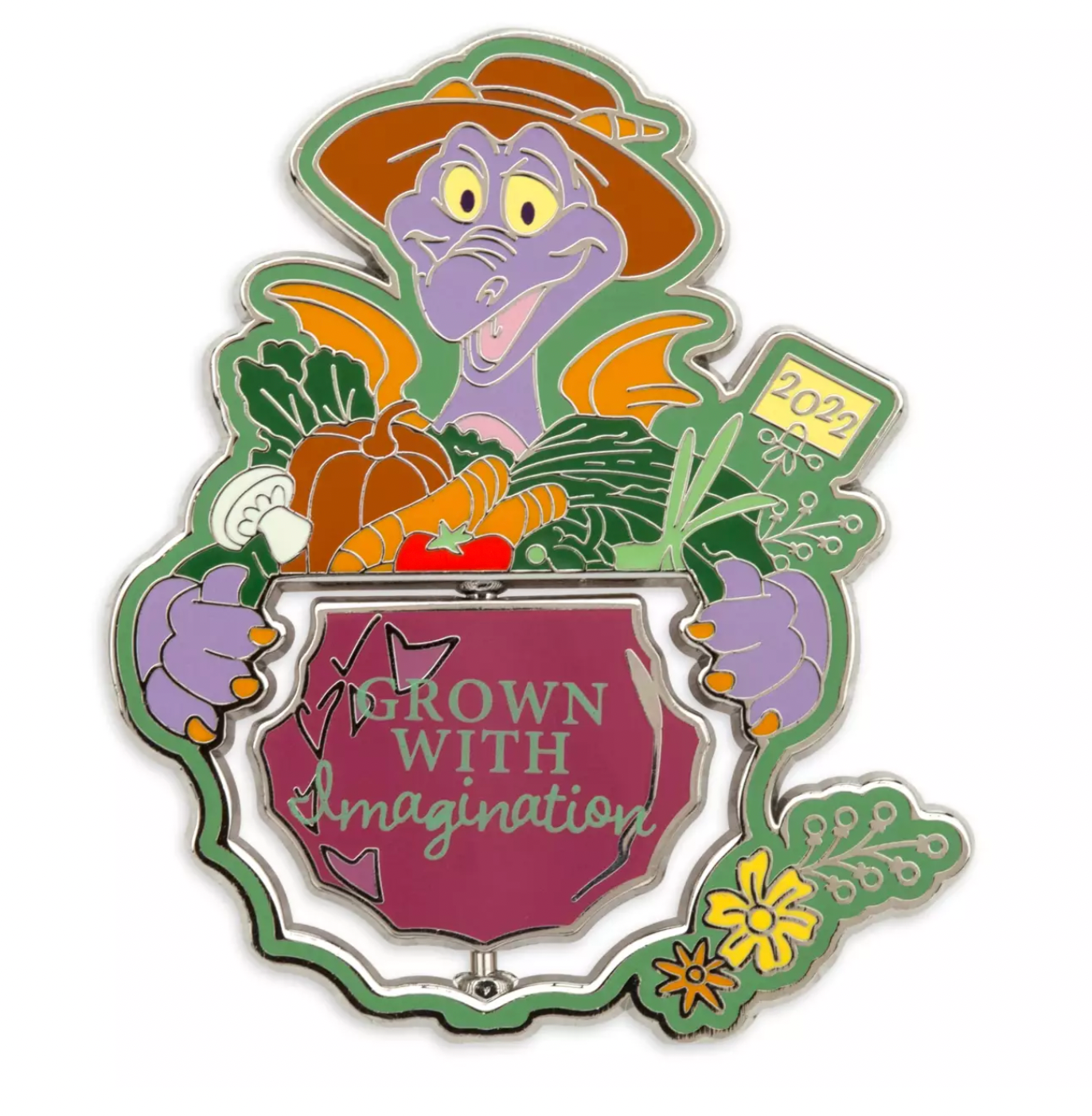 Disney Flower and Garden 2022 Figment Grown with Imagination Limited Pin New