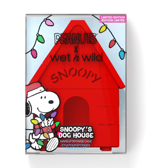 Wet N Wild Peanuts Snoopy's Dog House Makeup Sponge Case New Sealed