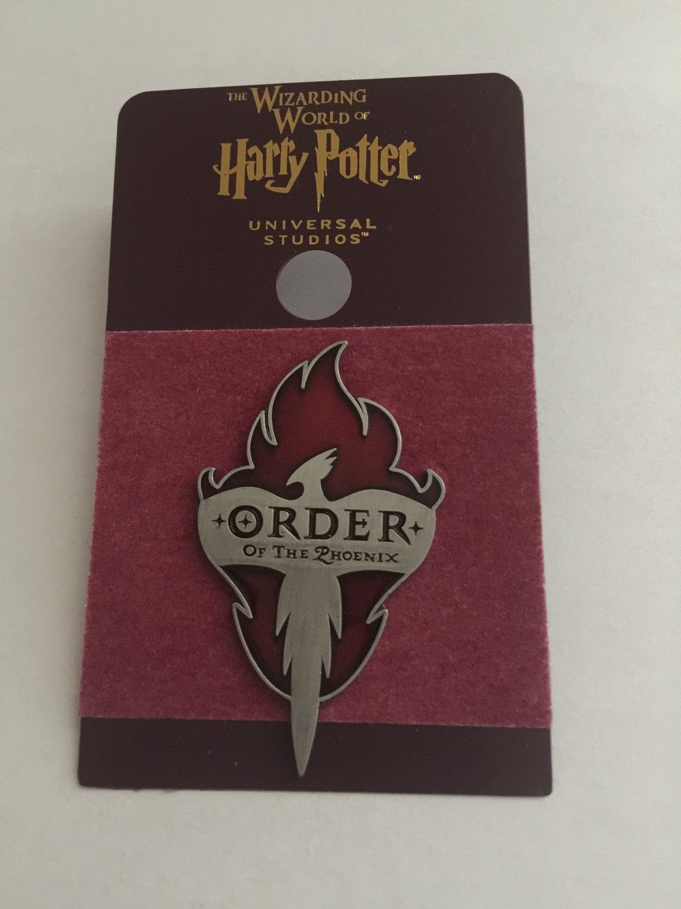 Universal Studios Order of the Phoenix Pin New with Card