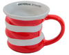 Universal Studios Cat In the Hat Striped Coffee Mug New With Tag
