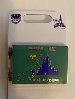 Disney WDW 50th Vault Tinker Bell Autograph Book Pin New with Card