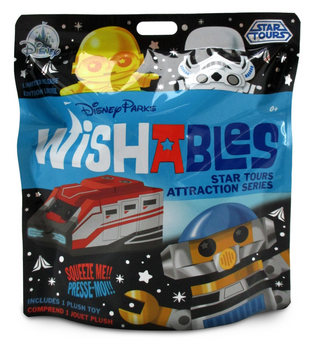 Disney Parks Star Wars Star Tours Mystery Wishables Limited Plush New with Tag