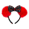 Disney Parks Christmas Minnie Mouse Ear Headband Holiday Sweater New with Tags
