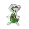 Annalee Dolls 2022 Christmas 6in Candy Cane Chef Mouse Plush New with Tag