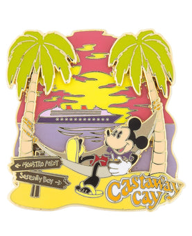 Disney Parks Cruise Line Mickey Most Point Castaway Cay Bahamas Pin New w Card