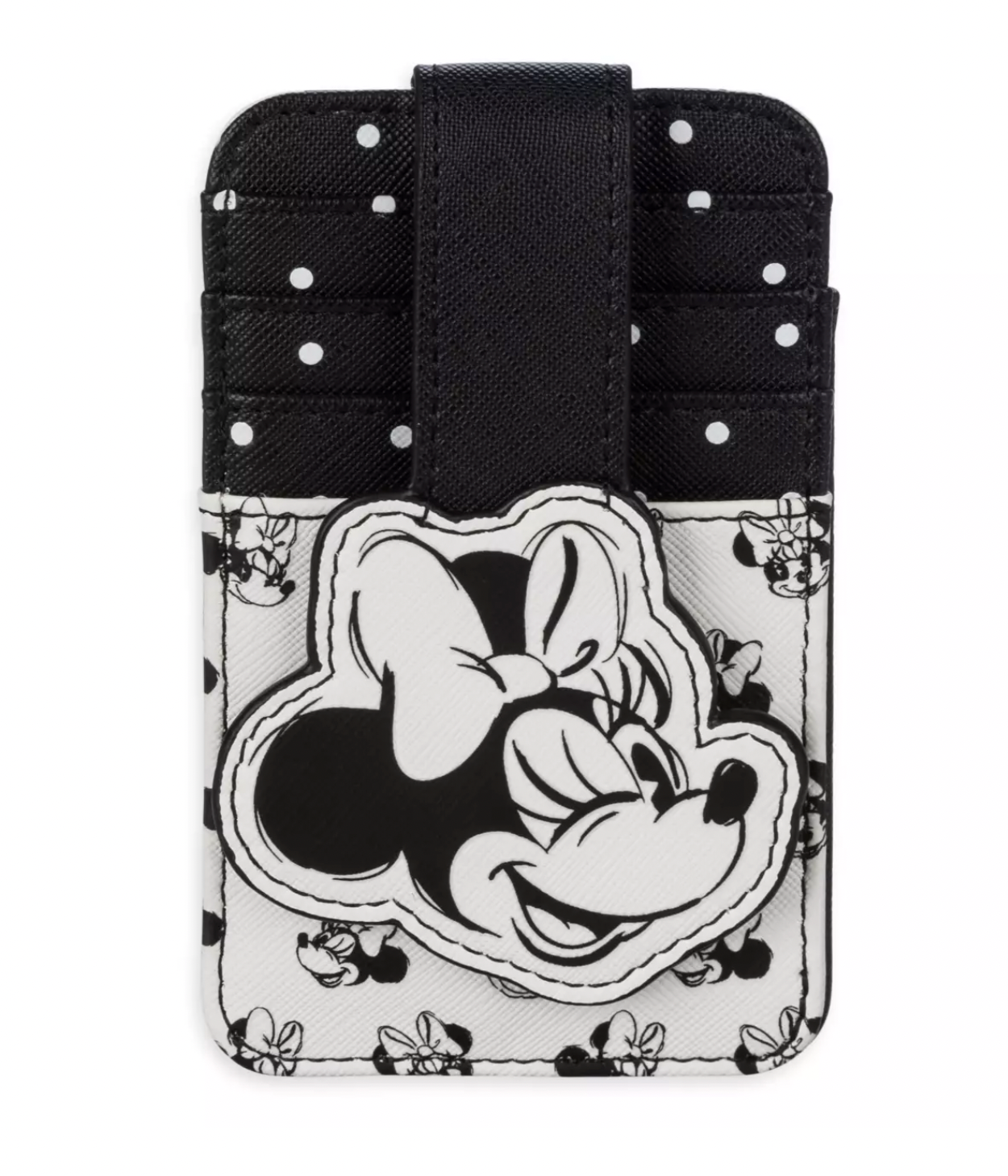Disney Parks Minnie Black and White Credit Card Wallet New with Tags