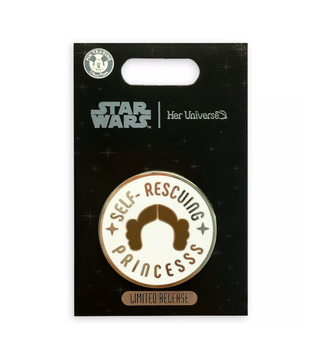 Disney Star Wars Self Rescuing Princess Leia Her Universe Limited Pin New Card