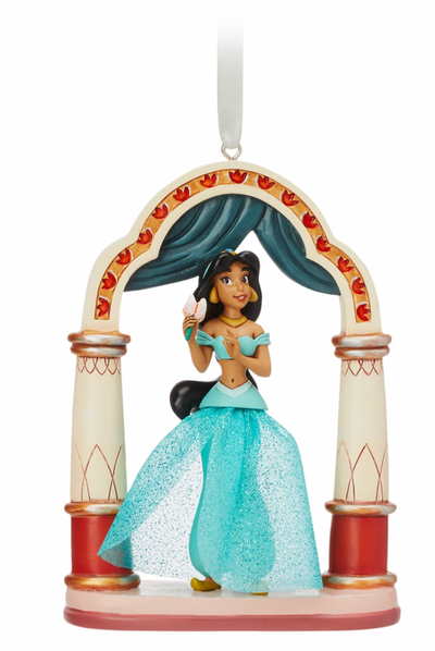 Disney Sketchbook Jasmine Fairytale Moments Aladdin Christmas Ornament New Tag