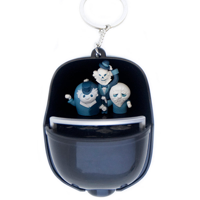 Disney Parks Haunted Mansion Hitchhiking Ghosts Light Up Keychain New with Tags