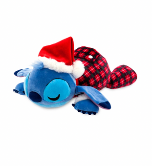 Disney Christmas Holiday Stitch Cuddleez Medium Plush New with Tags