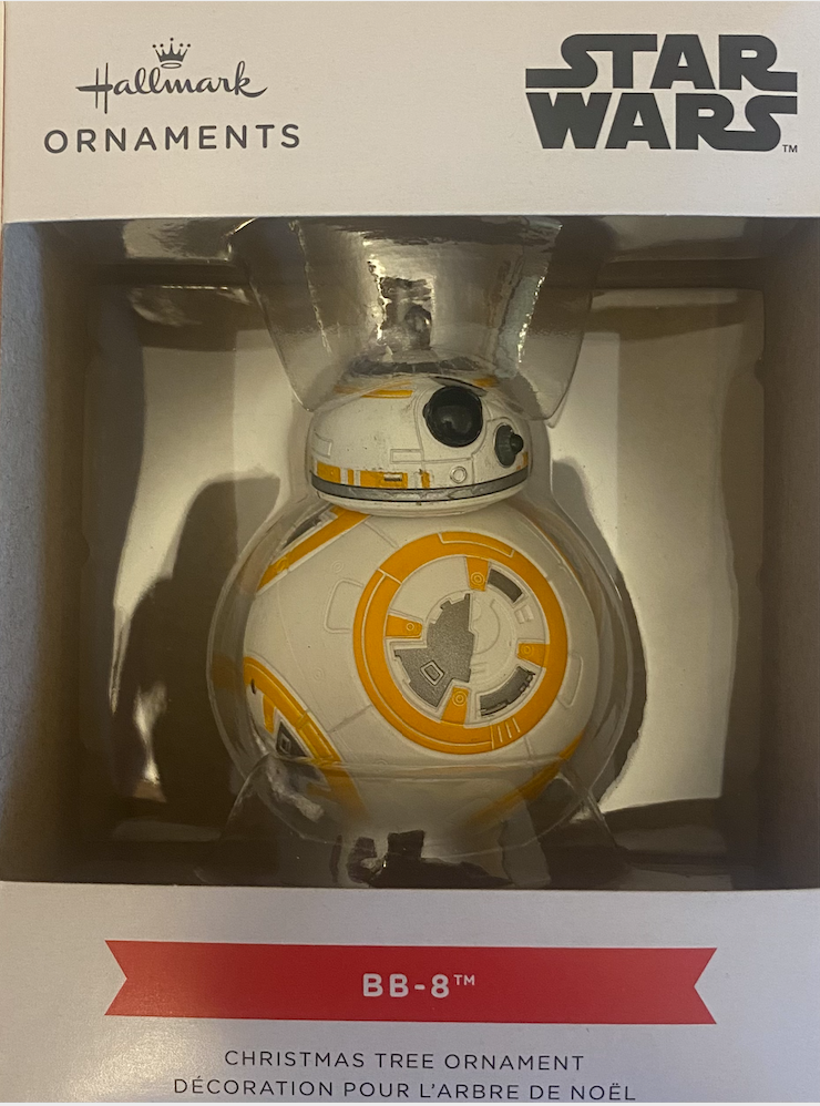 Hallmark Disney Star Wars BB-8 Christmas Ornament New with Box