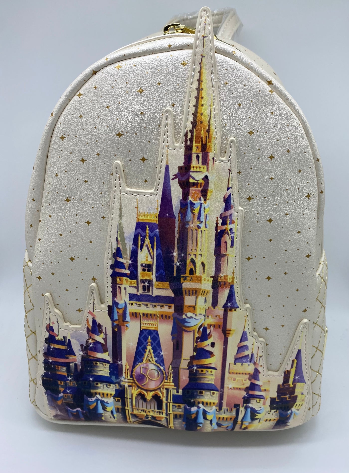 Disney Parks WDW 50th Cinderella Castle Loungefly Mini Backpack New wi – I Love Characters