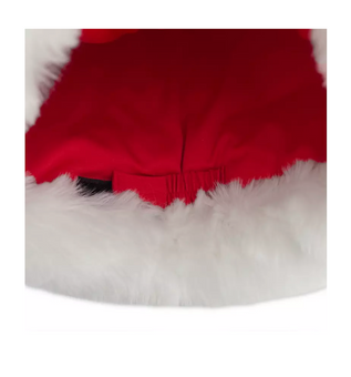 Disney Christmas Mickey Quilted Santa Holiday Hat for Adults New with Tag