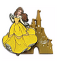 Disney Parks Princess Beauty and the Beast Belle with Castle Pin New with Card