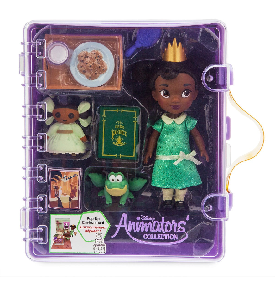 Disney Animators' Collection Tiana Mini Doll Play Set New with Box