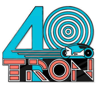 Disney D23 Exclusive Tron 40th Anniversary Pin Limited Edition New with Card