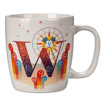Disney Disneyland ABC Letters W is for World of Color Coffee Mug New