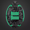 Disney Parks The Haunted Mansion Glow-in-the-Dark Jumbo Pin Limited New with Box