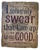 Universal Studios Harry Potter Up To No Good Metal Sign New With Tag