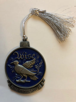 Universal Studios Harry Potter Ravenclaw Round Metal Holiday Ornament New w Tags