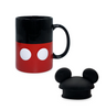 Disney Mickey Shorts Ceramic Coffee Tall Mug with Lid New