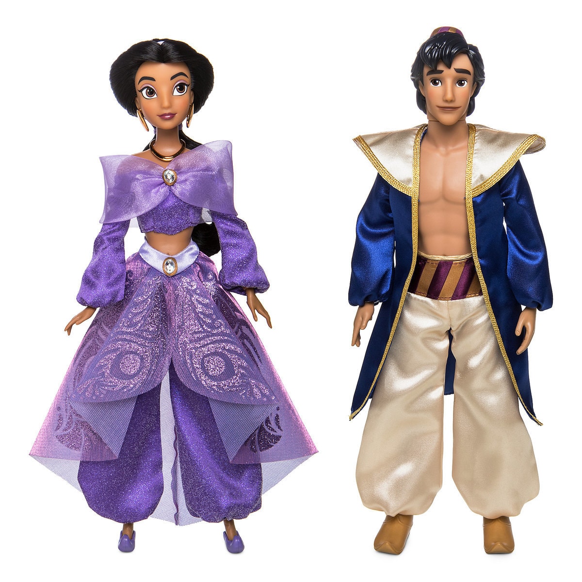 Disney Aladdin and Jasmine Singing Duet Doll Set New with Box