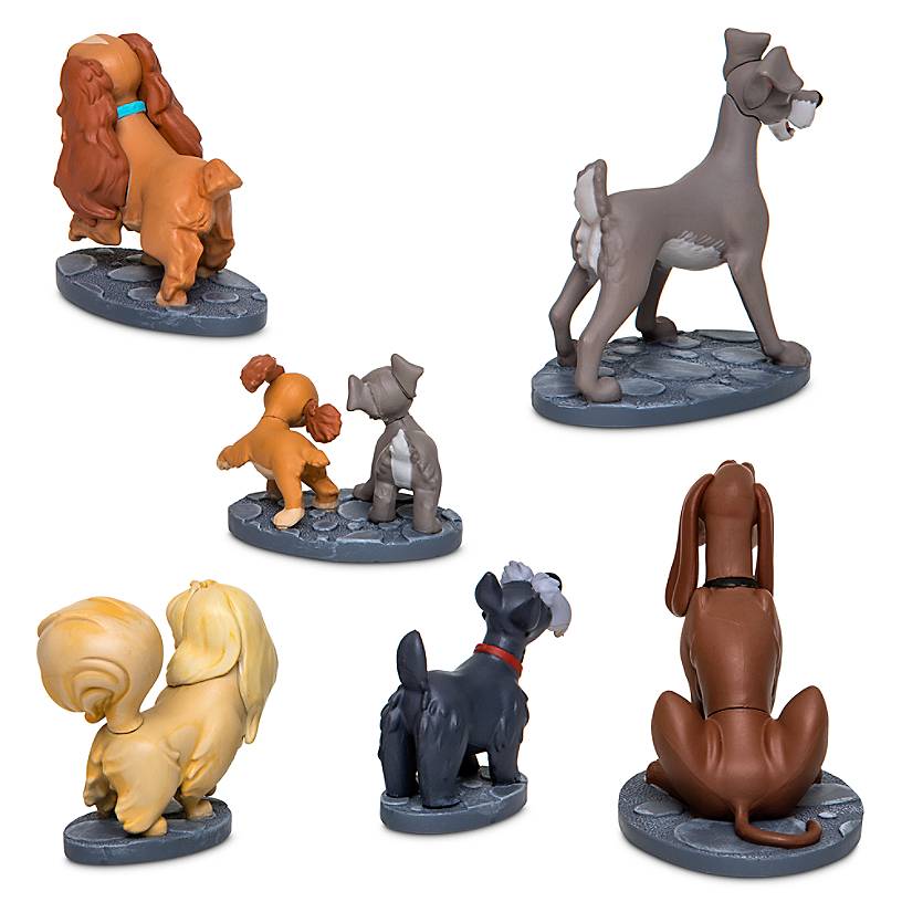 Disney Lady and the Tramp Figurine Play Set New with Box