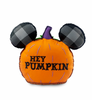 Disney Happy Halloween Mickey Jack-o'-Lantern Hey Pumpkin Pillow New with Tag