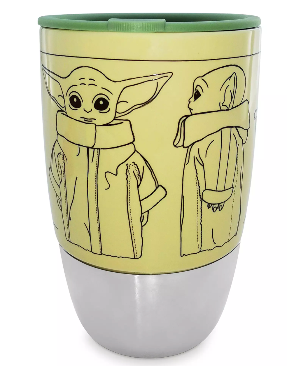 Disney Star Wars The Mandalorian The Child Yoda Travel Mug New
