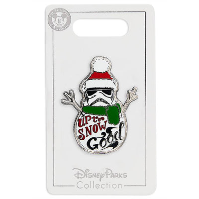 Disney Parks Star Wars Stormtrooper Up to Snow Good Holiday Pin New with Card