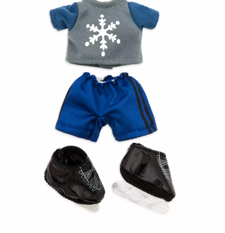 Disney NuiMOs Outfit Blue Figure Skate Outfit with Skates New with Card