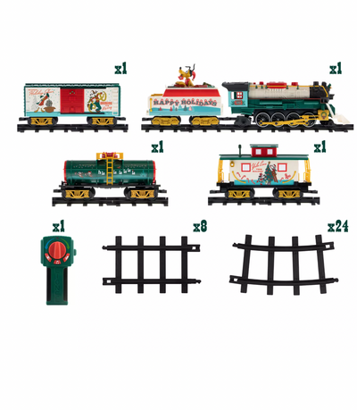 Disney Parks Mickey and Friends 2022 Holiday Train Set by Lionel New with Box