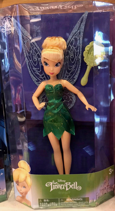 Disney Parks Tinker Bell Doll with Brush New Edition New with Box
