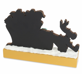 Disney Santa Mickey Mouse and Friends Merriest Wishes Christmas Wood Figure New