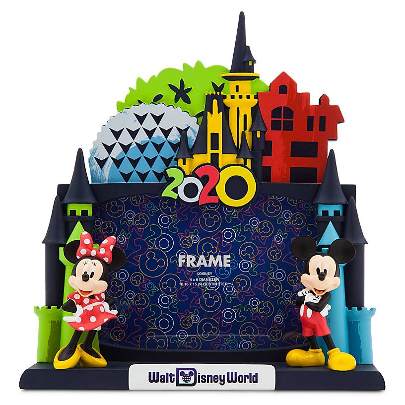 Disney Parks Mickey Minnie Dimensional Photo Frame Walt Disney World 2020 New