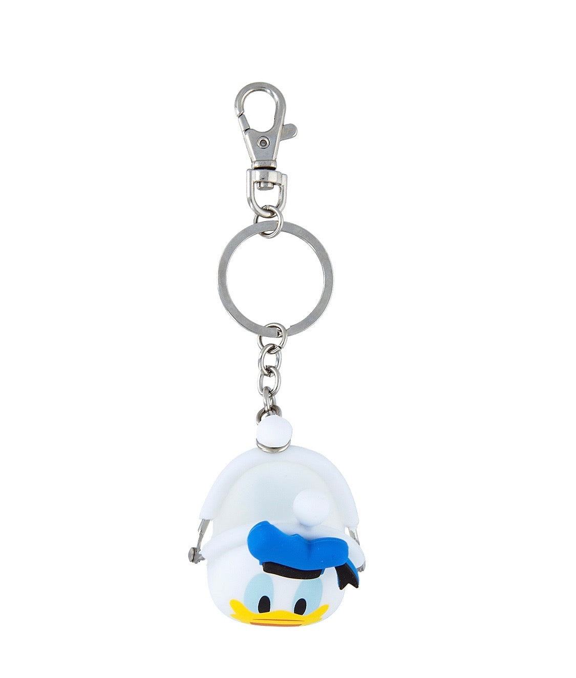 Disney Parks Donald Duck Coin Purse Silicone Keychain New with Tags