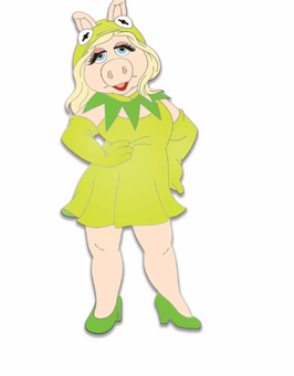 Disney D23 Muppets Haunted Mansion Miss Piggy Halloween Costume Pin Limited New