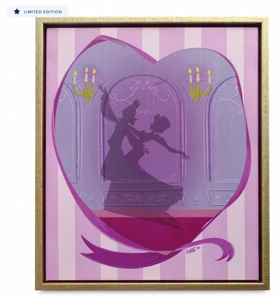 Disney Beauty and the Beast 30th Anniversary Framed Print Set New